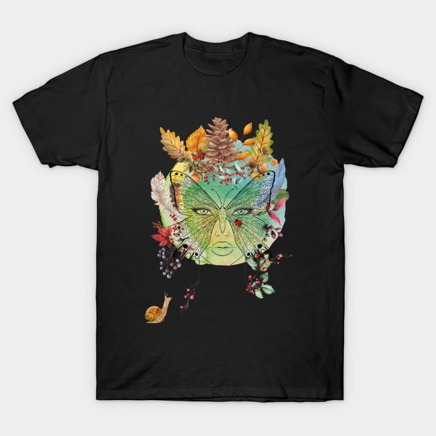 Autumn forest fairy T-Shirt by BaronsHouse